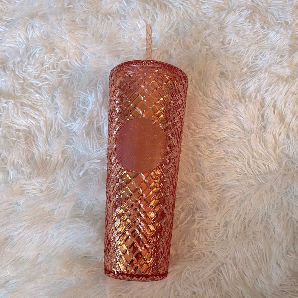 Starbucks Holiday 2021 Rosegold Jewel Tumbler